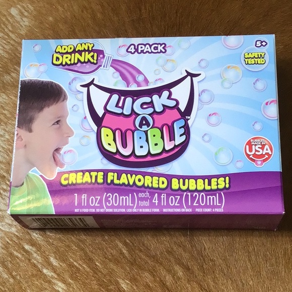 FREE WITH PURCHASE Lick a bubble